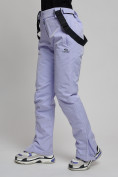 Купить Горнолыжный костюм женский фиолетового цвета 77038F, фото 18