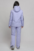 Купить Горнолыжный костюм женский фиолетового цвета 77038F, фото 5
