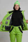 Купить Горнолыжный костюм женский зеленого цвета 77038Z, фото 10