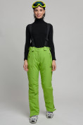 Купить Горнолыжный костюм женский зеленого цвета 77038Z, фото 11