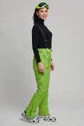 Купить Горнолыжный костюм женский зеленого цвета 77038Z, фото 12