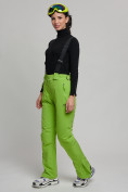 Купить Горнолыжный костюм женский зеленого цвета 77038Z, фото 13
