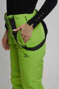 Купить Горнолыжный костюм женский зеленого цвета 77038Z, фото 15