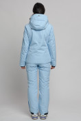 Купить Горнолыжный костюм женский голубого цвета 77039Gl, фото 4