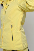 Купить Горнолыжный костюм женский желтого цвета 77039J, фото 11