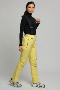 Купить Горнолыжный костюм женский желтого цвета 77039J, фото 15