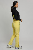 Купить Горнолыжный костюм женский желтого цвета 77039J, фото 18