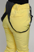 Купить Горнолыжный костюм женский желтого цвета 77039J, фото 19