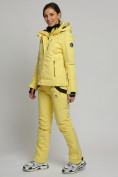Купить Горнолыжный костюм женский желтого цвета 77039J, фото 2