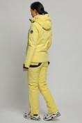Купить Горнолыжный костюм женский желтого цвета 77039J, фото 5
