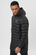 Купить Куртка мужская демисезонная удлиненная черного цвета 7704Ch, фото 15