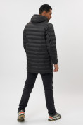 Купить Куртка мужская демисезонная удлиненная черного цвета 7704Ch, фото 5