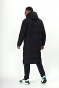 Купить Куртка удлинённая мужская зимняя черного цвета 7708Ch, фото 5