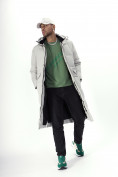Купить Куртка удлинённая мужская зимняя светло-серого цвета 7708SS, фото 10