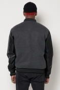 Купить Бомбер мужской демисенный серого цвета 77161Sr, фото 12
