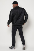 Купить Бомбер мужской демисенный темно-серого цвета 77192TC, фото 6