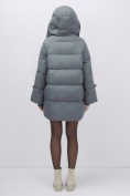 Купить Куртка зимняя женская с большим капюшоном модная темно-серого цвета 7739TC, фото 19