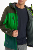 Купить Ветровка мужская зеленого цвета 776Z, фото 13