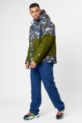 Купить Спортивная куртка мужская зимняя цвета хаки 78015Kh, фото 13