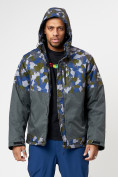 Купить Спортивная куртка мужская зимняя темно-серого цвета 78015TC, фото 11