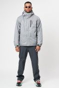 Купить Спортивная куртка мужская зимняя светло-серого цвета 78016SS, фото 11