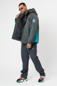 Купить Спортивная куртка мужская зимняя серого цвета 78016Sr, фото 9