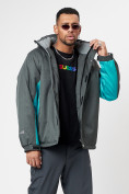 Купить Спортивная куртка мужская зимняя серого цвета 78016Sr, фото 12