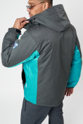Купить Спортивная куртка мужская зимняя серого цвета 78016Sr, фото 4
