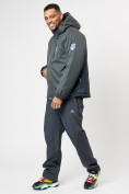 Купить Спортивная куртка мужская зимняя темно-серого цвета 78016TC, фото 13