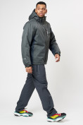 Купить Спортивная куртка мужская зимняя темно-серого цвета 78016TC, фото 14