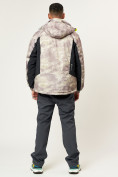 Купить Спортивная куртка мужская зимняя бежевого цвета 78018B, фото 13