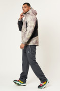 Купить Спортивная куртка мужская зимняя бежевого цвета 78018B, фото 18