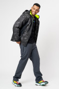 Купить Спортивная куртка мужская зимняя цвета хаки 78018Kh, фото 12