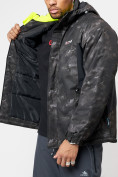 Купить Спортивная куртка мужская зимняя цвета хаки 78018Kh, фото 8