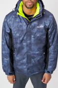 Купить Спортивная куртка мужская зимняя темно-синего цвета 78018TS, фото 5