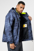Купить Спортивная куртка мужская зимняя темно-синего цвета 78018TS, фото 8