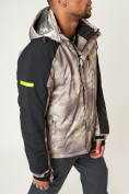 Купить Горнолыжная куртка мужская бежевого цвета 78278B, фото 15