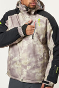 Купить Горнолыжная куртка мужская бежевого цвета 78278B, фото 16