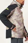 Купить Горнолыжная куртка мужская бежевого цвета 78278B, фото 18