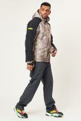 Купить Горнолыжная куртка мужская бежевого цвета 78278B, фото 9