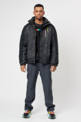 Купить Горнолыжная куртка мужская темно-серого цвета 78278TC, фото 2