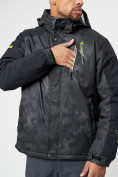 Купить Горнолыжная куртка мужская темно-серого цвета 78278TC, фото 12