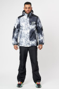 Купить Горнолыжна куртка мужская светло-серого цвета 78601SS, фото 2