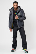 Купить Горнолыжна куртка мужская темно-серого цвета 78601TC, фото 4
