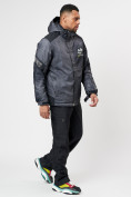 Купить Горнолыжна куртка мужская темно-серого цвета 78601TC, фото 9