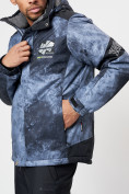 Купить Горнолыжна куртка мужская темно-синего цвета 78601TS, фото 14
