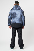 Купить Горнолыжна куртка мужская темно-синего цвета 78601TS, фото 4