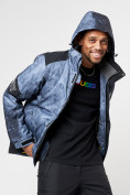 Купить Горнолыжна куртка мужская темно-синего цвета 78601TS, фото 10
