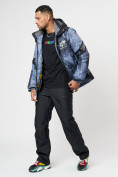 Купить Горнолыжна куртка мужская темно-синего цвета 78601TS, фото 7