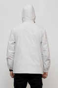Купить Куртка молодежная мужская весенняя с капюшоном светло-серого цвета 803SS, фото 4